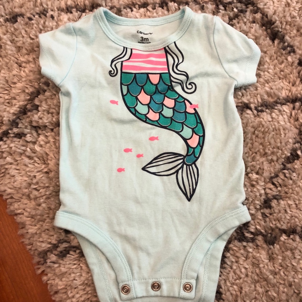 Carters mermaid onesie